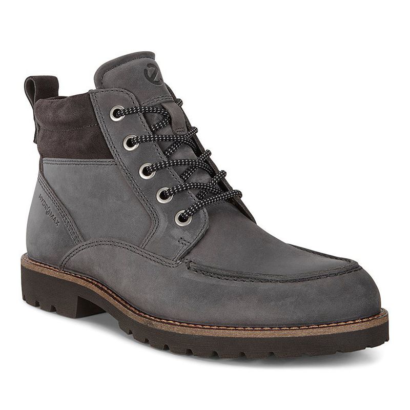 Botas Ecco Jamestown Para Hombre,Gris,519207-SOB